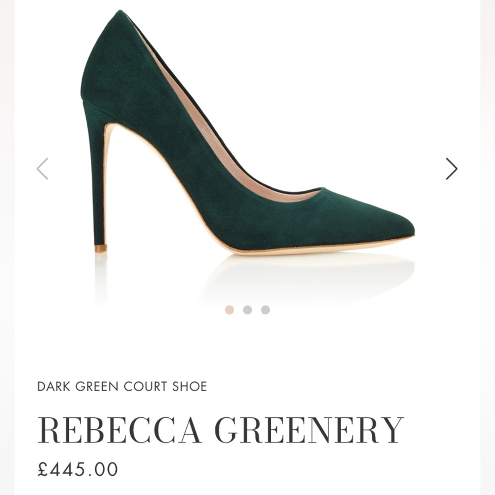 NWT Emmy London Rebecca “Greenery” Heels